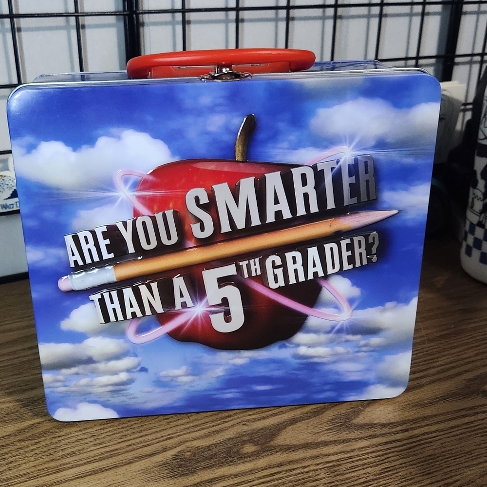 Are You Smarter Than a 5th Grader Lunchbox 2007 Rare
